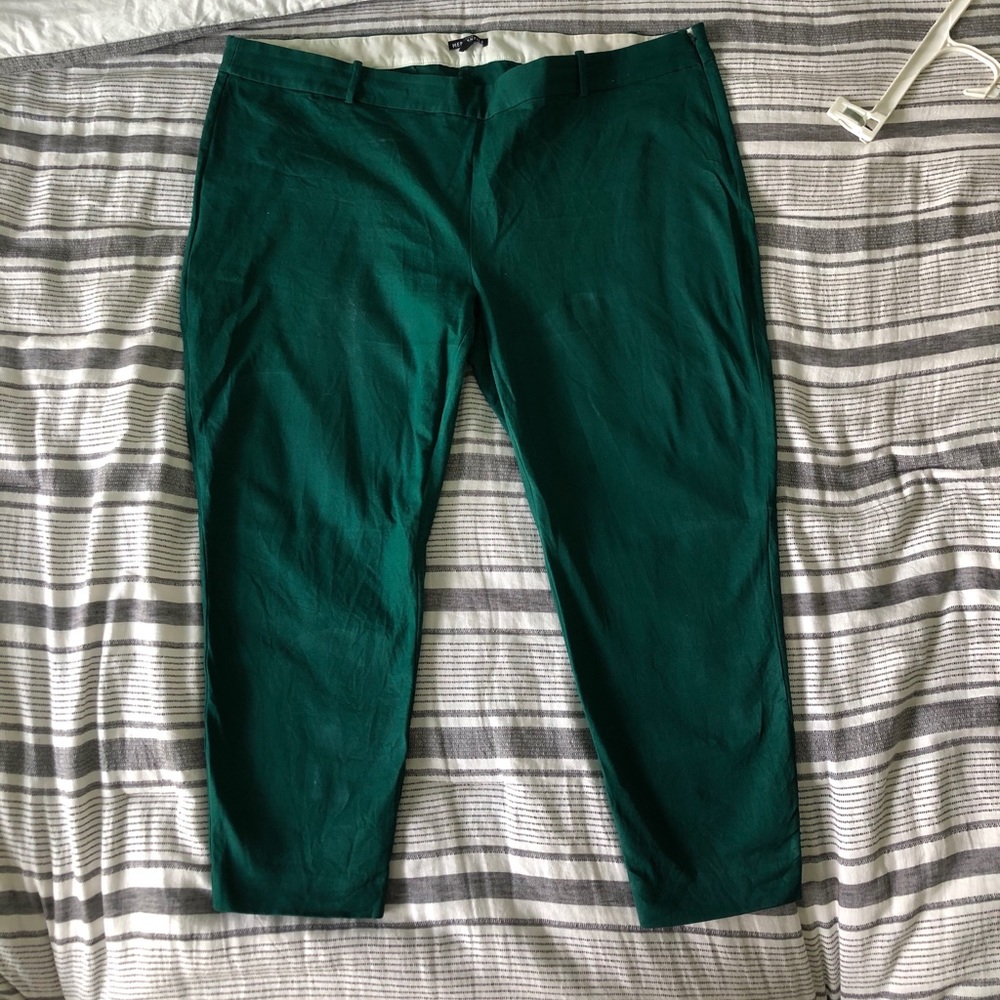 Jewel Toned Capri Trousers